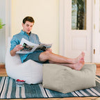 Jaxx Leon Outdoor Bean Bag Ottoman - Image 5