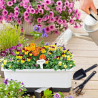 Window Box Planter 6 Pcs, 18 Inches Rectangle Flower Pots - Image 7