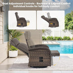 Belord 5 Piece Wicker Patio Furniture Set - Image 4