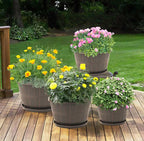 Quarut 10 inch Plastic Flower Pots - Image 5