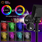 Solar Spotlights Outdoor Color Changing, 180°Adjustable Flag Pole Lights - Image 3