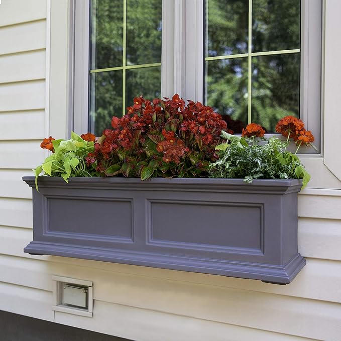 Mayne Fairfield 3-Foot Window Box – Self-Watering, Weather-Resistant Planter - Image 8