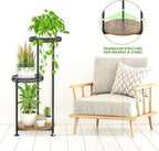 3 Tier Large Plant Stand Indoor Outdoor Clearance, Metal Flower Shelf Pot Holder - Image 6