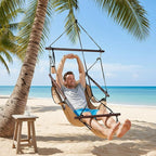ONCLOUD Upgraded Unique Hammock Hanging Sky Chair, Air Deluxe Swing Seat - Image 5