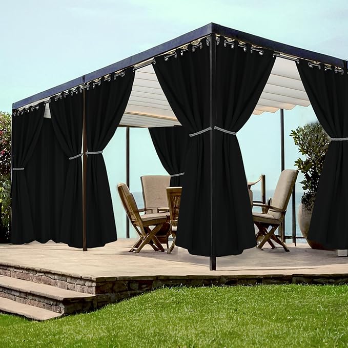 HolidayIdeas Grommet Outdoor Curtains by HolidayIdeas