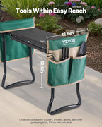 VEVOR Garden Kneeler and Seat, 330 lbs Load Capacity, Foldable Garden Stool - Image 7