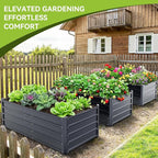 Ohuhu 6x3x1.5FT Metal Raised Garden Bed Outdoor, Reinforced Galvanized Steel - Image 7