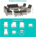 11-Piece Outdoor Patio Furniture Set - Image 4