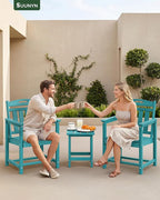 Set of 2 Weatherproof Patio Chairs - Image 9