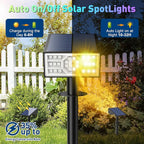 Solar Color Changing RGB Spot Lights Outdoor, 10 Pack/7 Lighting Modes - Image 8