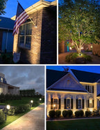 Dusk to Dawn Outdoor Lighting, 3000K Warm White LED Landscape Spotlights - Image 6