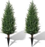 3FT Artificial Cedar Topiary Trees by Unknown