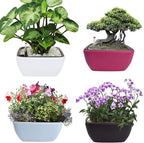 Vencer 10.8 Inch Plastic Square Self Watering Planter, Water Indicator - Image 5