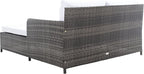 Safavieh Outdoor Collection Cadeo Grey Brown/White Cushion Daybed PAT7500C - Image 7