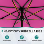 AreShark 9 FT Patio Umbrella for Outdoor, Outdoor Table Umbrella - Image 3