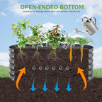 2-Pack 4x1.5ft Galvanized Raised Garden Bed, Outdoor Planter Bed, Metal Planter - Image 3