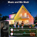 400Ft Permanent Outdoor Lights for House Waterproof, IP67 LED Eave Lights - Image 5