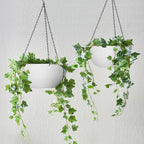 WOUSIWER 13 inch 2Pack Large Hanging Planters - Image 2