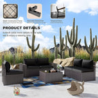 Kullavik 13PCS Outdoor Patio Furniture Set - Image 7