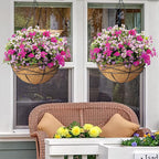 2 Pack 14 Inch Hanging Flower Baskets - Image 6