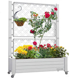 YITAHOME 43.3x17.7x61 in Planter Trellis Box by YITAHOME