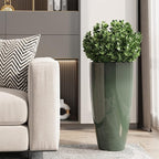 QCQHDU 21 inch Tall Planters for Outdoor & Indoor Plants, 2 Pack Sturdy - Image 3
