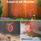 Garden Outdoor Lights, 2 Pack 120 LED Solar Garden Lights Fairy Lights Outdoor - Image 3