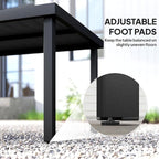 Outsunny 75" x 35" Outdoor Dining Table - Image 7