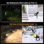 LemonBest Landscape Lights - 5W 110V Outdoor Spotlight - Waterproof IP65-3000K - Image 6
