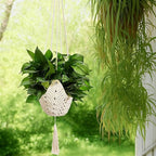Shappy 1 Pack Jute Crochet Long Plant Hanger - Image 6
