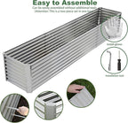 12x2x2ft Raised Garden Beds Outdoor Kit, Galvanized Planter Garden Boxes Outdoor - Image 3
