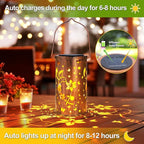 4 Pack Solar Lanterns Outdoor Waterproof Hummingbirds Birthday Gifts - Image 3