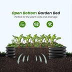 Land Guard 3×3×1ft Galvanized Raised Garden Bed Kit, Round Galvanized Planter - Image 6