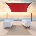 ColourTree TAPR1616 Custom Size 10' x 11' Red Sun Shade Sail Canopy UV Block by ColourTree