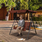 Tangkula 2 Person Porch Swing, Outdoor Swing - Image 3