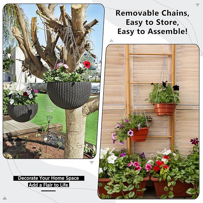 garini 3 Pack, 23 Inch Hanging Baskets Chain, Hanging Chains - Image 6