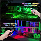 RGBW Multicolor Spotlight Outdoor: 16 Color Changing Landscape Lighting - Image 4