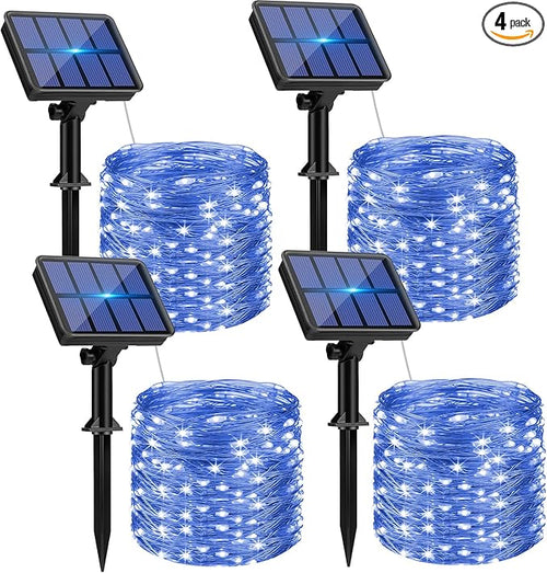 4 Pack Solar String Lights for Outside by btfarmdecorativelighting