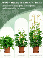 33 Inch Tall Expandable Metal Trellis - Image 5