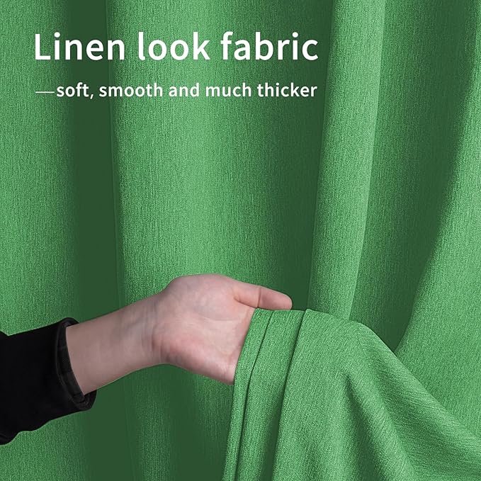 Easy-Going Linen Look Outdoor Curtains Waterproof Windproof Porch Curtains - Image 5
