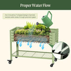 Rolling Elevated Raised Garden Bed-V Series, 700 Lbs Weight Capacity, Outdoor - Image 6