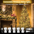 Connectable 200 LED String Lights Indoor Outdoor - Image 2