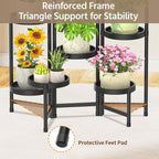 LASZOLA 8 Tiered Folding Plant Stand Indoor - Image 5