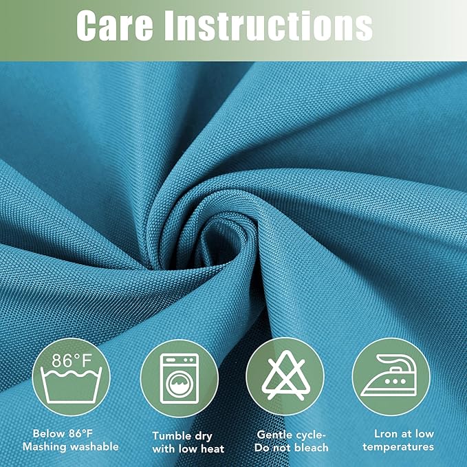 HolidayIdeas Outdoor Curtains for Patio Waterproof, 6 Panels - Image 6