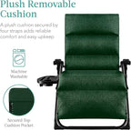 Best Choice Products Oversized Zero Gravity Chair, Folding Outdoor Patio - Image 3