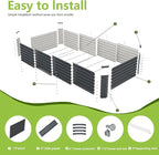 8x2x2FT Galvanized Raised Garden Bed, Galvanized Planter Boxes Outdoor - Image 3