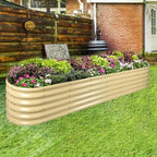 Land Guard 8×2×1.5ft Galvanized Raised Garden Bed Kit, Raised Garden Boxes - Image 5