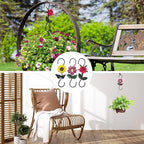 S Hooks for Hanging Plants, Beautiful and Vivid Plant Hook for Garden Planters - Image 3