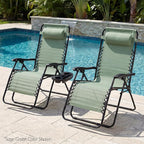 Best Choice Products Set of 2 Extra Wide Adjustable Steel Mesh Zero Gravity - Image 2
