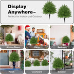 2 Set of 23.6" Artificial Norfolk Tree - Image 8